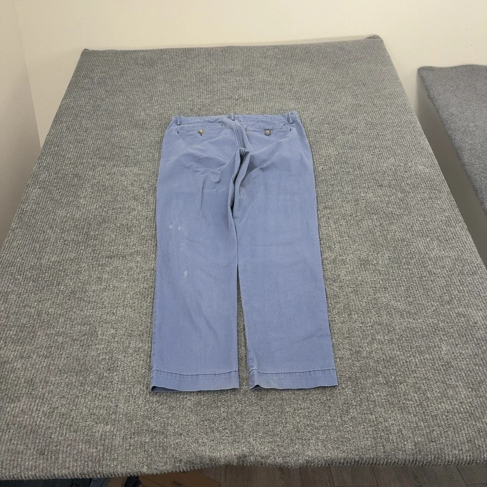 Polo Ralph Lauren Pants Mens 32/30 Blue Cotton Stretch Straight Fit Chino Casual